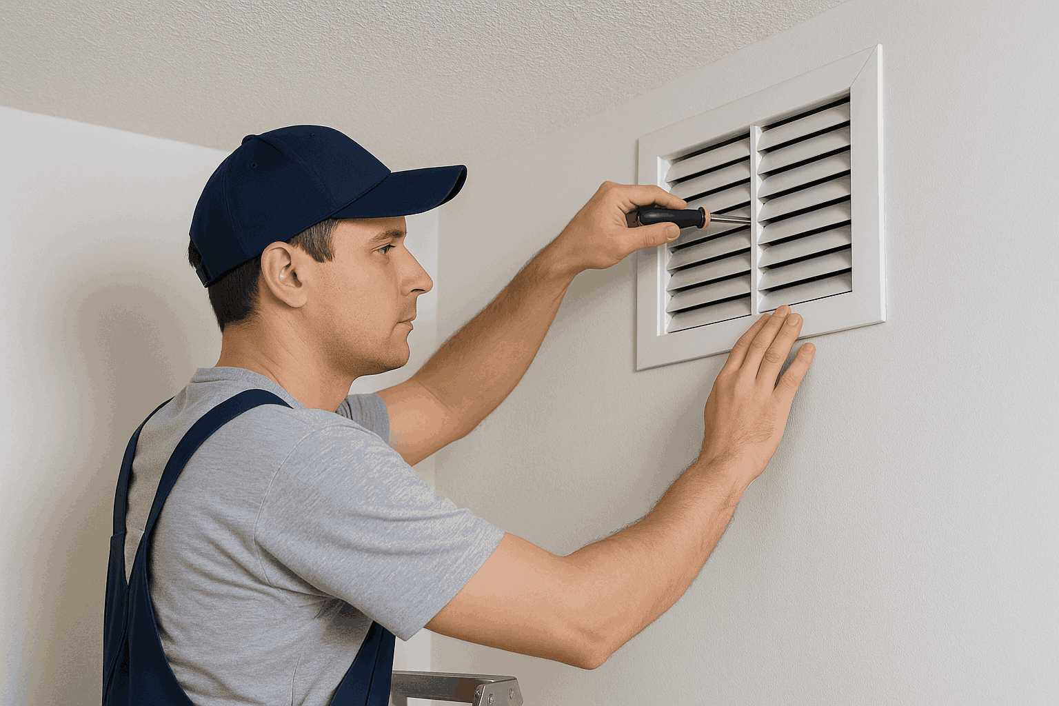 نگهداری و تعمیر دریچه تهویه هوا